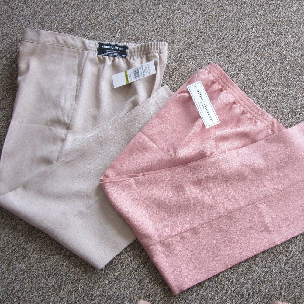 NWT - Alfred Dunner Pants - 14P - 2PR Bundle